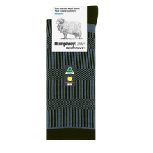 Load image into Gallery viewer, Humphrey Law 65% Fine Merino Wool Patterned Health Sock
