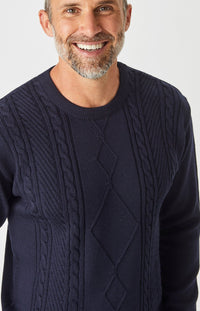 Aklanda Aaron Cable Crew Jumper