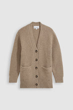 Load image into Gallery viewer, Toorallie Oversized Rib Cardigan &#39;Oatmeal&#39;
