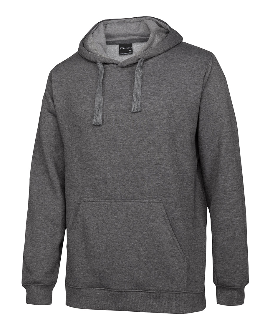 Colours of Cotton Fleecy Hoody 'Charcoal Marle'
