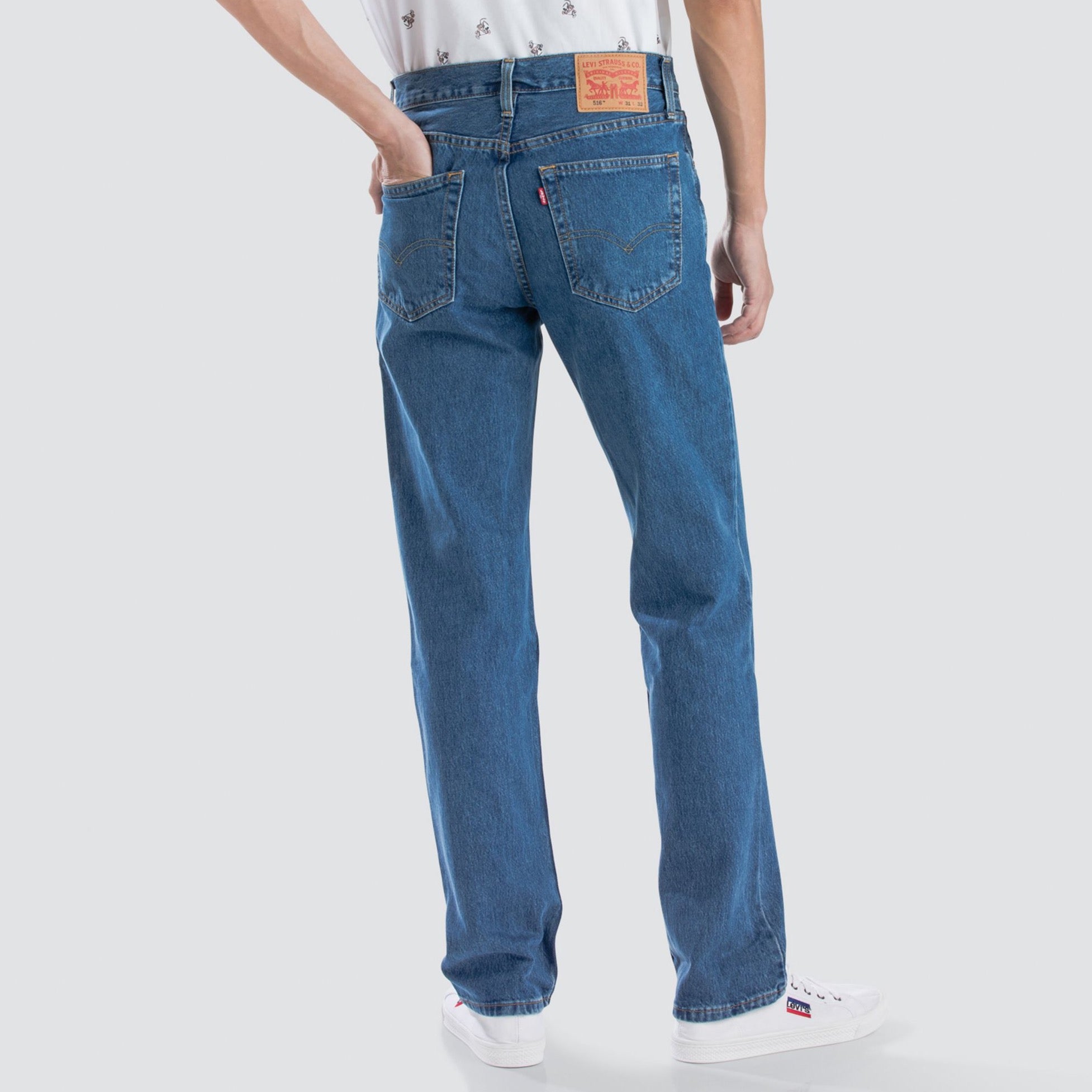 Levis 516 stonewash best sale