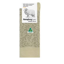 Load image into Gallery viewer, Humphrey Law Ladies 60% Fine Merino Wool Leaves Pattern Health Sock

