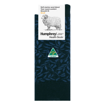 Load image into Gallery viewer, Humphrey Law Ladies 60% Fine Merino Wool Leaves Pattern Health Sock
