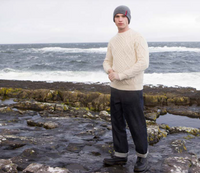 Fisherman Classic Aran Cabled Jumper