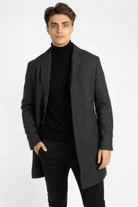 James Harper Charocal Overcoat