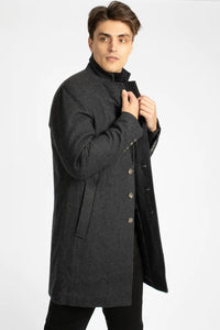 James Harper Charocal Overcoat