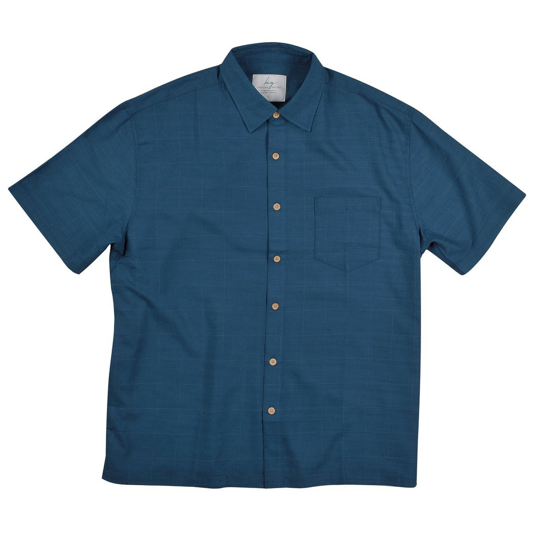 Men's Bamboo Short Sleeve Shirt 'Ocean'
