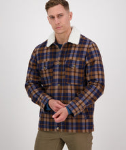 Load image into Gallery viewer, Men&#39;s Swanndri Kaituna Jacket Toffee Check
