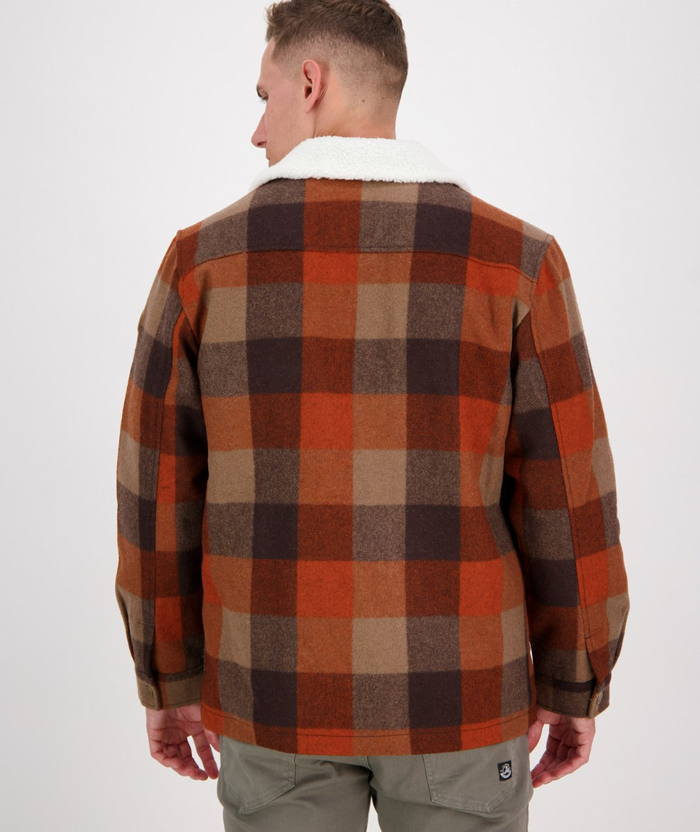 Men's Swanndri Kaituna Jacket Autumn Check (Small size only)