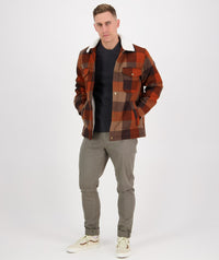 Men's Swanndri Kaituna Jacket Autumn Check (Small size only)