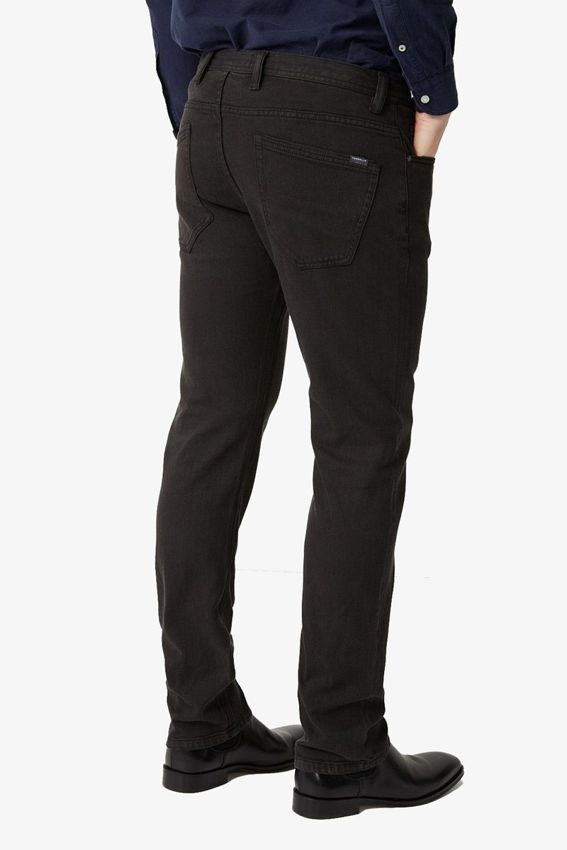 Toorallie Men's Ando Merino-Denim Jeans in Black