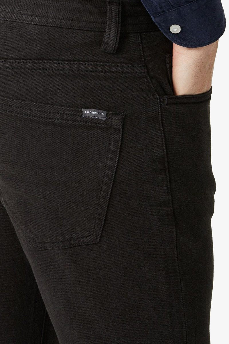 Toorallie Men's Ando Merino-Denim Jeans in Black