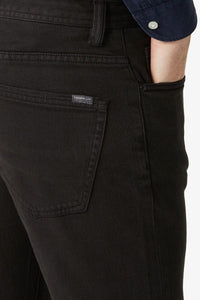 Toorallie Men's Ando Merino-Denim Jeans in Black